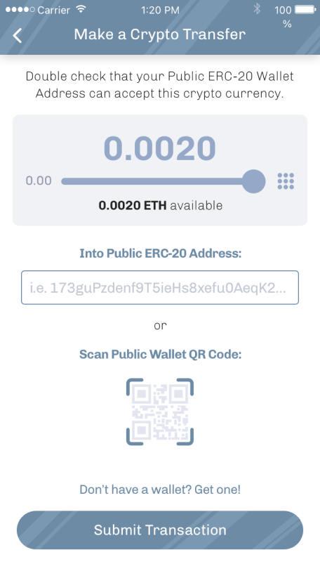 Crypto Transfer